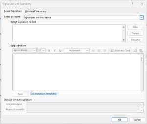 How to Setup an Email Signature in Web Outlook